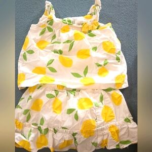 Gymboree 2t lemon tank and skirt set